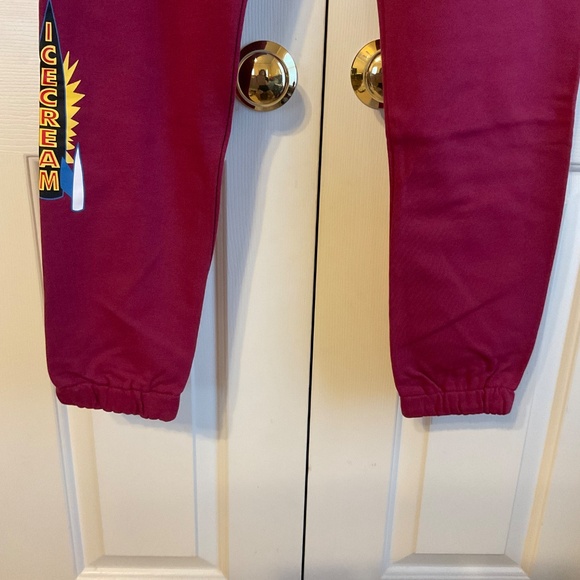 ICE CREAM Billionaire Boys Club XL Beaujolais Cherry Pant Sweatpants Joggers - Picture 11 of 12